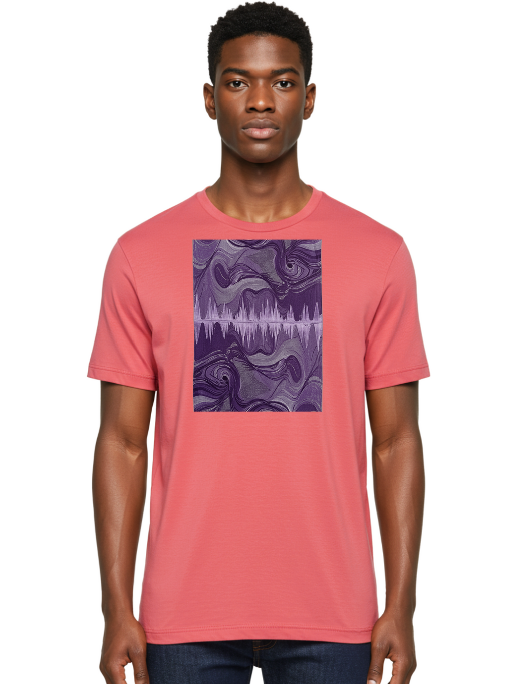 Purple-Sound-Wave Men'S Graphic Tee, 100% Cotton, Comfortable Casual Summer Wear, Machine Washable, Vintage Camera, Old Camera, Antique Camera, Black Camera, Classic Photography, Photography Equipment, Nostalgic Device, Film Camera, Camera Art Bag996