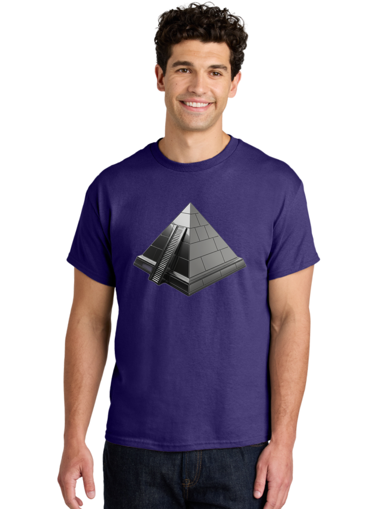 Pyramid Men'S Graphic Tee, 100% Cotton, Comfortable Casual Summer Wear, Machine Washable, Vintage Camera, Old Camera, Antique Camera, Black Camera, Classic Photography, Photography Equipment, Nostalgic Device, Film Camera, Camera Art Bah000