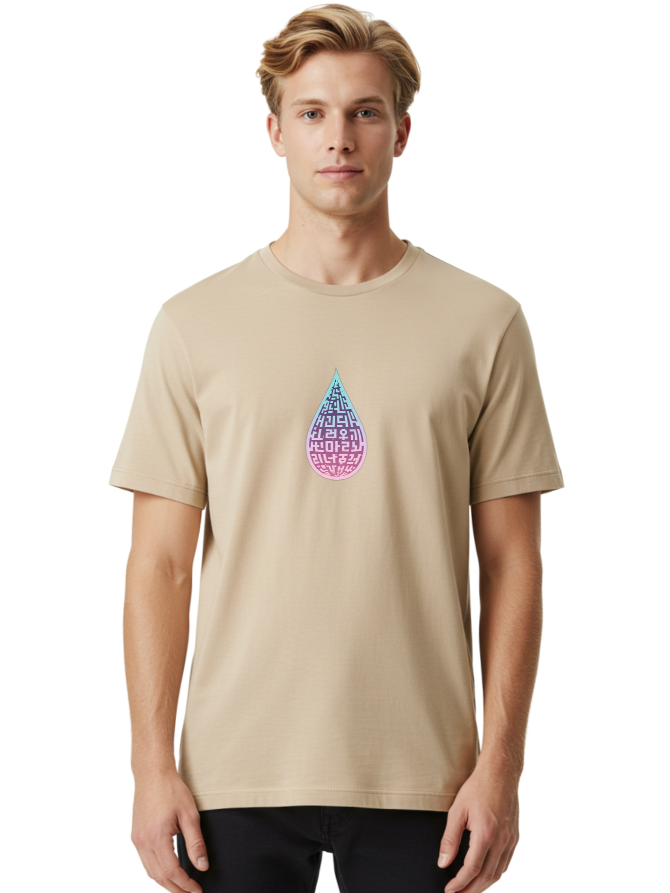 Qr-Water-Droplet Men'S Graphic Tee, 100% Cotton, Comfortable Casual Summer Wear, Machine Washable, Vintage Camera, Old Camera, Antique Camera, Black Camera, Classic Photography, Photography Equipment, Nostalgic Device, Film Camera, Camera Art Bah001