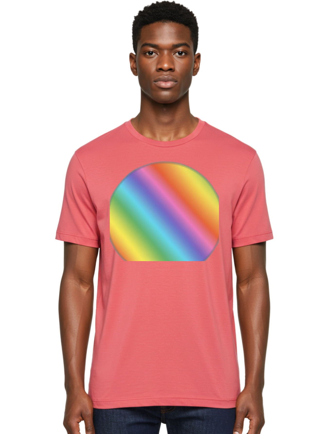 Rainbow-Orb Men'S Graphic Tee, 100% Cotton, Comfortable Casual Summer Wear, Machine Washable, Vintage Camera, Old Camera, Antique Camera, Black Camera, Classic Photography, Photography Equipment, Nostalgic Device, Film Camera, Camera Art Bah006