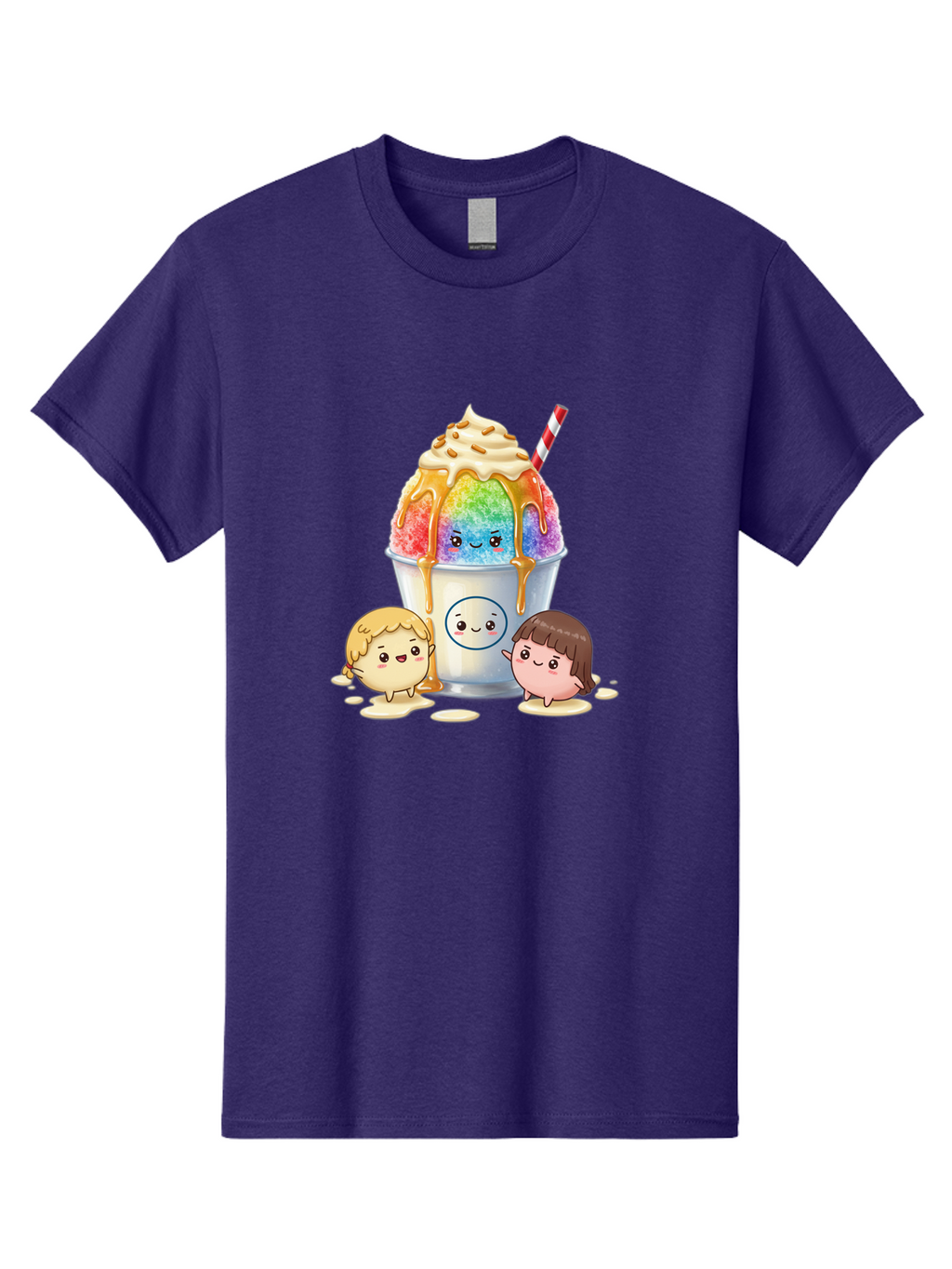 Rainbow-Shaved-Ice Men'S Graphic Tee, 100% Cotton, Comfortable Casual Summer Wear, Machine Washable, Vintage Camera, Old Camera, Antique Camera, Black Camera, Classic Photography, Photography Equipment, Nostalgic Device, Film Camera, Bah007