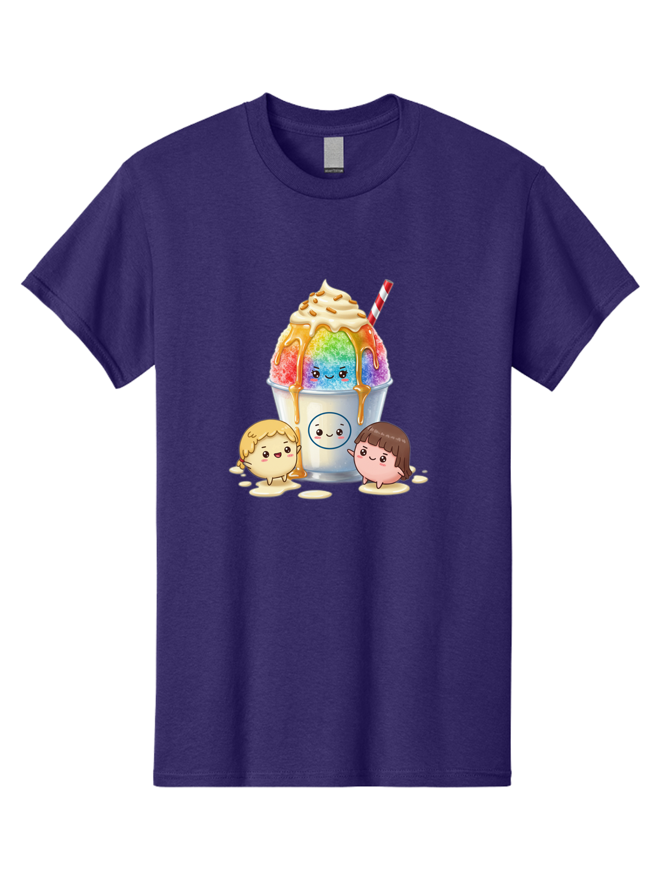 Rainbow-Shaved-Ice Men'S Graphic Tee, 100% Cotton, Comfortable Casual Summer Wear, Machine Washable, Vintage Camera, Old Camera, Antique Camera, Black Camera, Classic Photography, Photography Equipment, Nostalgic Device, Film Camera, Bah007