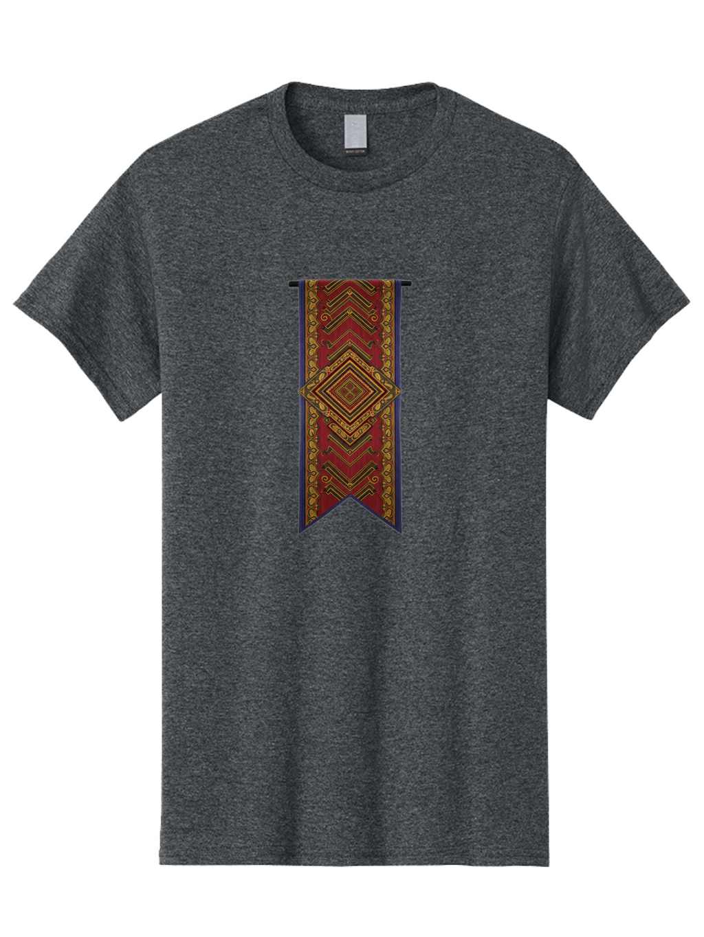 Red-Banner-With-Gold-Diamond Men'S Graphic Tee, 100% Cotton, Comfortable Casual Summer Wear, Machine Washable, Vintage Camera, Old Camera, Antique Camera, Black Camera, Classic Photography, Photography Equipment, Nostalgic Device, Film Camera, Bah015