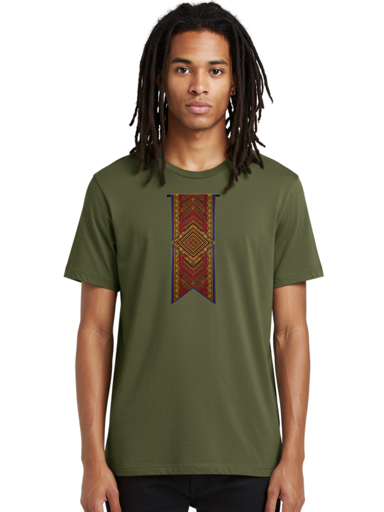 Red-Banner-With-Gold-Diamond Men'S Graphic Tee, 100% Cotton, Comfortable Casual Summer Wear, Machine Washable, Vintage Camera, Old Camera, Antique Camera, Black Camera, Classic Photography, Photography Equipment, Nostalgic Device, Film Camera, Bah015