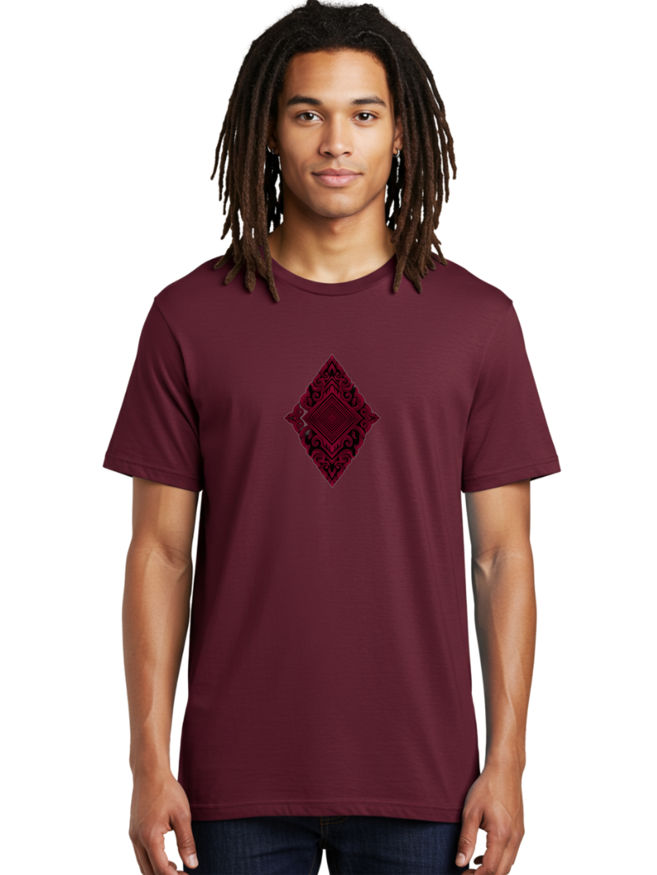 Red-Decorative-Diamond Men'S Graphic Tee, 100% Cotton, Comfortable Casual Summer Wear, Machine Washable, Vintage Camera, Old Camera, Antique Camera, Black Camera, Classic Photography, Photography Equipment, Nostalgic Device, Film Camera, Bah017