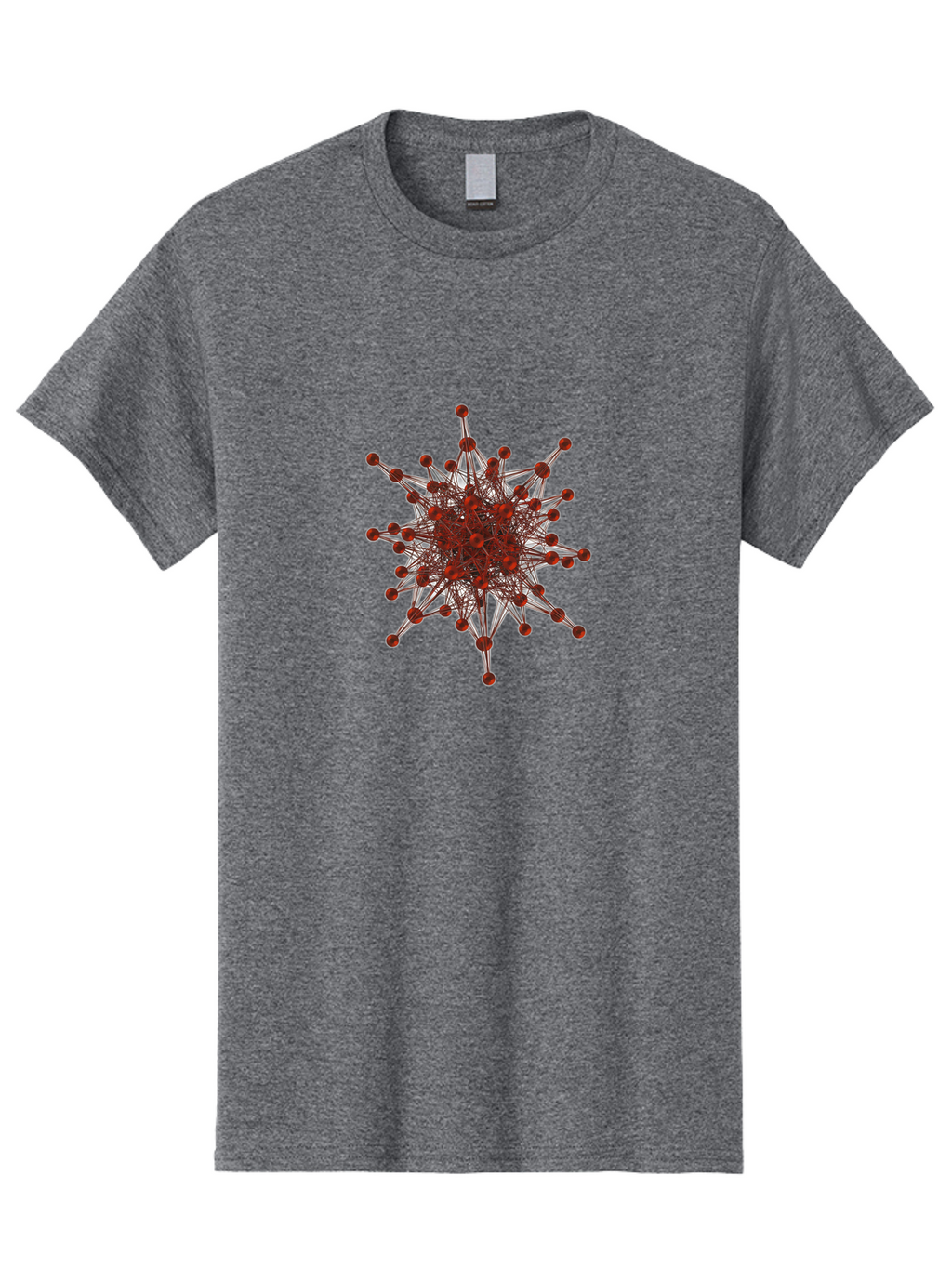 Red-Network-Structure Men'S Graphic Tee, 100% Cotton, Comfortable Casual Summer Wear, Machine Washable, Vintage Camera, Old Camera, Antique Camera, Black Camera, Classic Photography, Photography Equipment, Nostalgic Device, Film Camera, Bah019