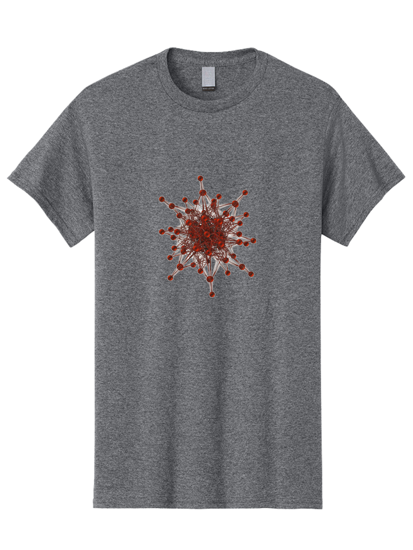 Red-Network-Structure Men'S Graphic Tee, 100% Cotton, Comfortable Casual Summer Wear, Machine Washable, Vintage Camera, Old Camera, Antique Camera, Black Camera, Classic Photography, Photography Equipment, Nostalgic Device, Film Camera, Bah019