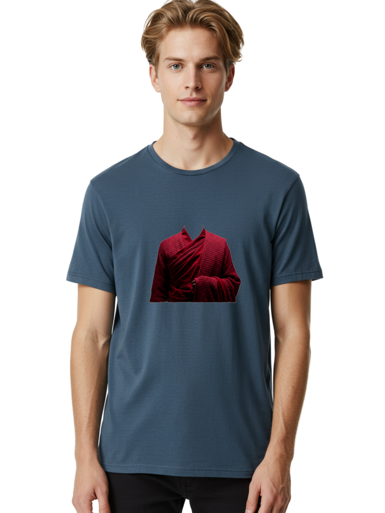 Red-Robe Men'S Graphic Tee, 100% Cotton, Comfortable Casual Summer Wear, Machine Washable, Vintage Camera, Old Camera, Antique Camera, Black Camera, Classic Photography, Photography Equipment, Nostalgic Device, Film Camera, Camera Art Bah020