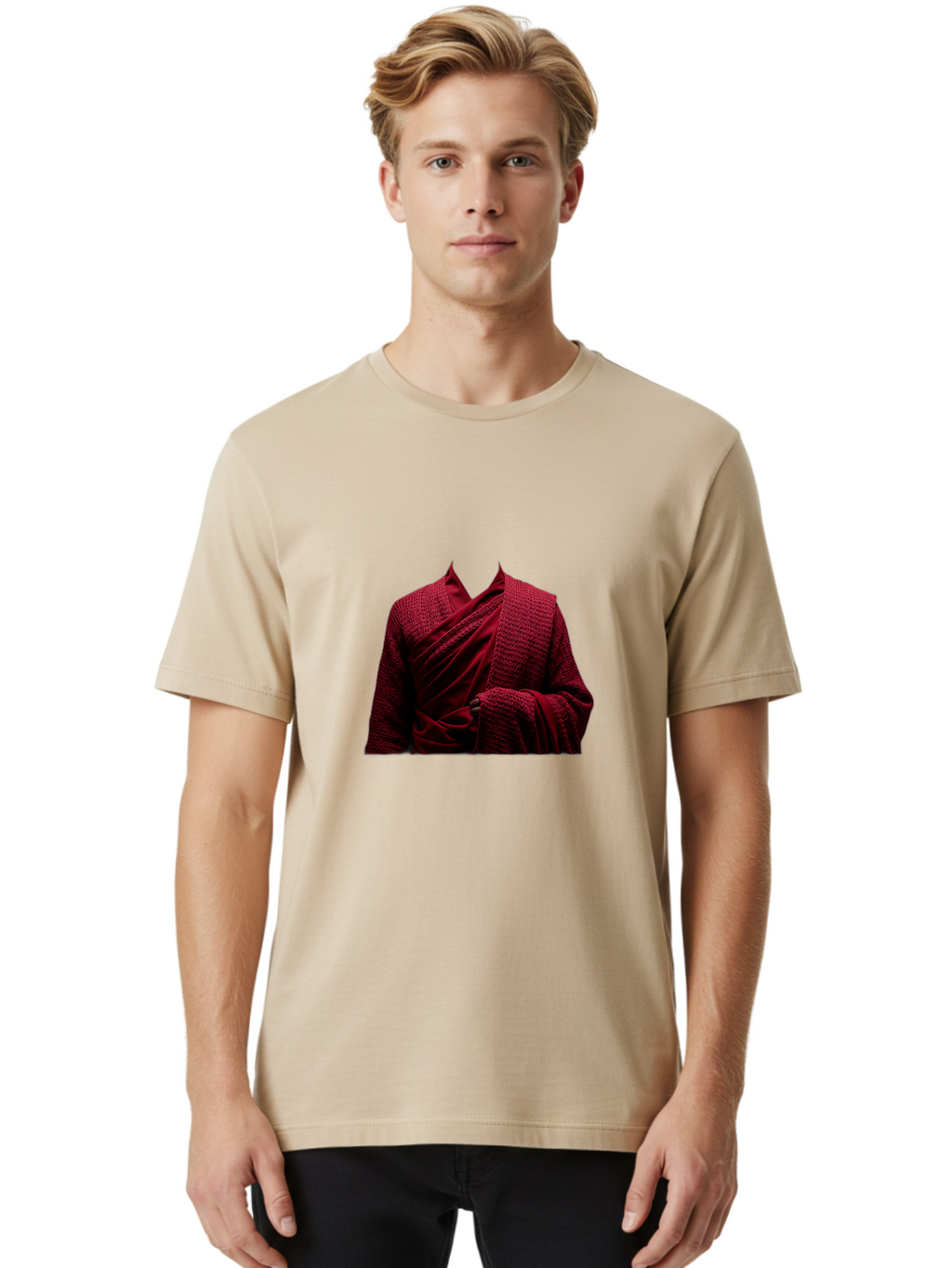 Red-Robe Men'S Graphic Tee, 100% Cotton, Comfortable Casual Summer Wear, Machine Washable, Vintage Camera, Old Camera, Antique Camera, Black Camera, Classic Photography, Photography Equipment, Nostalgic Device, Film Camera, Camera Art Bah020