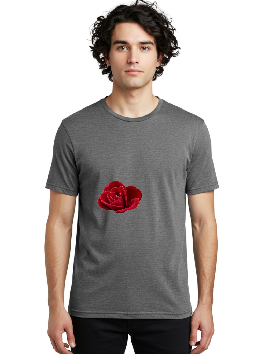 Red-Rose Men'S Graphic Tee, 100% Cotton, Comfortable Casual Summer Wear, Machine Washable, Vintage Camera, Old Camera, Antique Camera, Black Camera, Classic Photography, Photography Equipment, Nostalgic Device, Film Camera, Camera Art Bah021