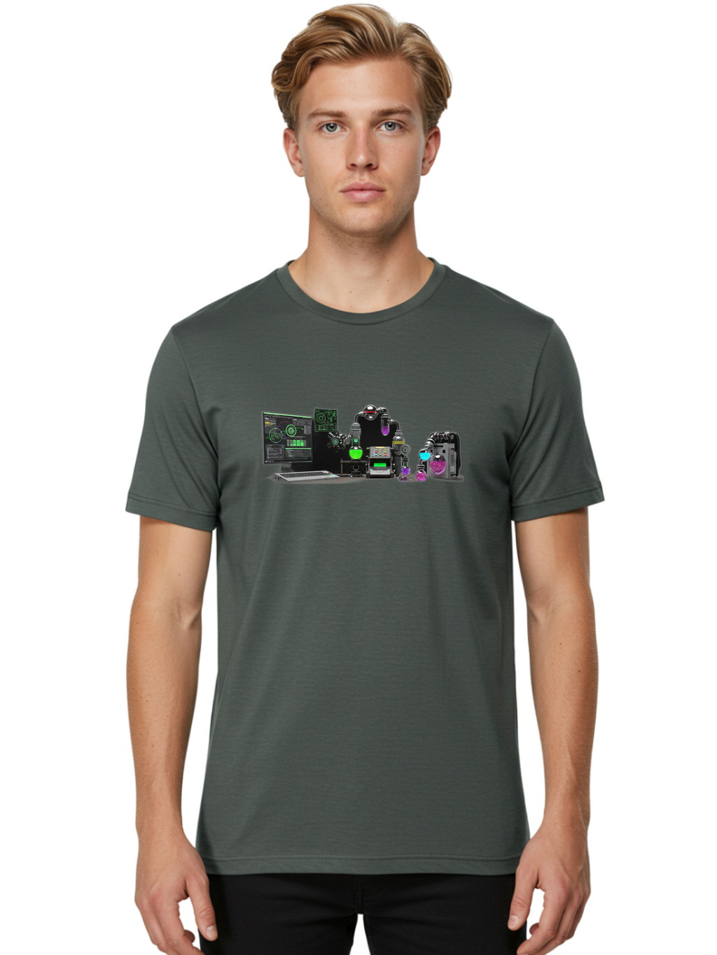 Robotics-And-Ai Men'S Graphic Tee, 100% Cotton, Comfortable Casual Summer Wear, Machine Washable, Vintage Camera, Old Camera, Antique Camera, Black Camera, Classic Photography, Photography Equipment, Nostalgic Device, Film Camera, Camera Art Bah036
