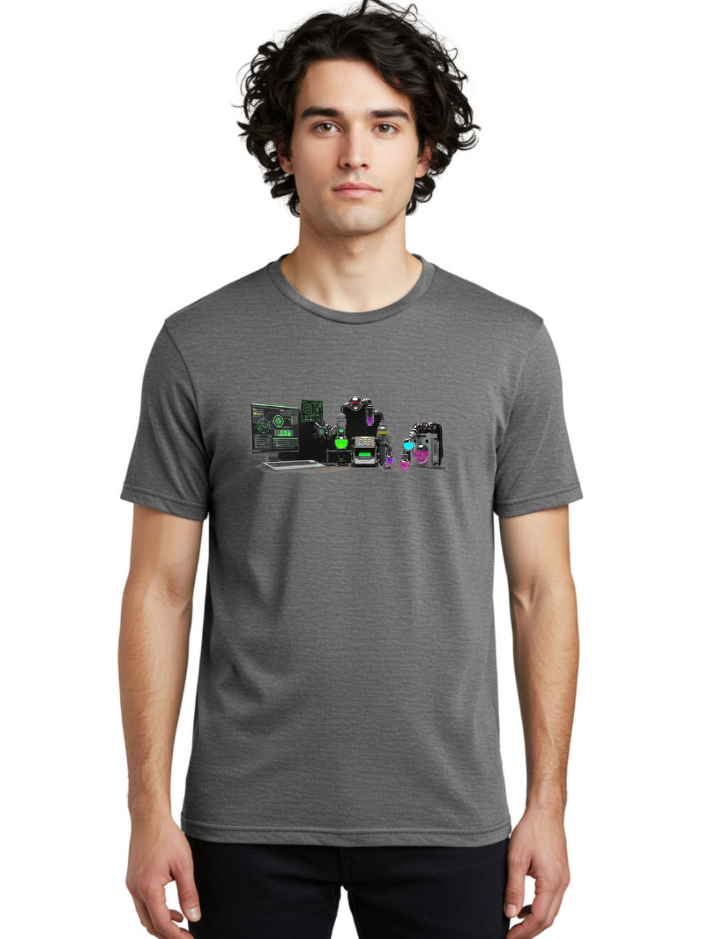 Robotics-And-Ai Men'S Graphic Tee, 100% Cotton, Comfortable Casual Summer Wear, Machine Washable, Vintage Camera, Old Camera, Antique Camera, Black Camera, Classic Photography, Photography Equipment, Nostalgic Device, Film Camera, Camera Art Bah036