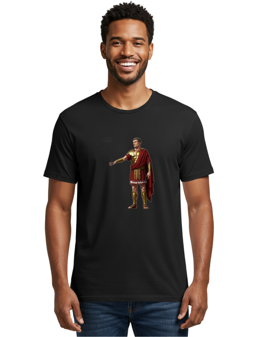 Roman-General Men'S Graphic Tee, 100% Cotton, Comfortable Casual Summer Wear, Machine Washable, Vintage Camera, Old Camera, Antique Camera, Black Camera, Classic Photography, Photography Equipment, Nostalgic Device, Film Camera, Camera Art Bah037