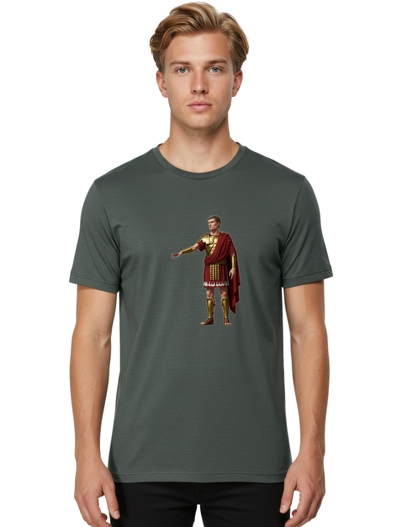 Roman-General Men'S Graphic Tee, 100% Cotton, Comfortable Casual Summer Wear, Machine Washable, Vintage Camera, Old Camera, Antique Camera, Black Camera, Classic Photography, Photography Equipment, Nostalgic Device, Film Camera, Camera Art Bah037