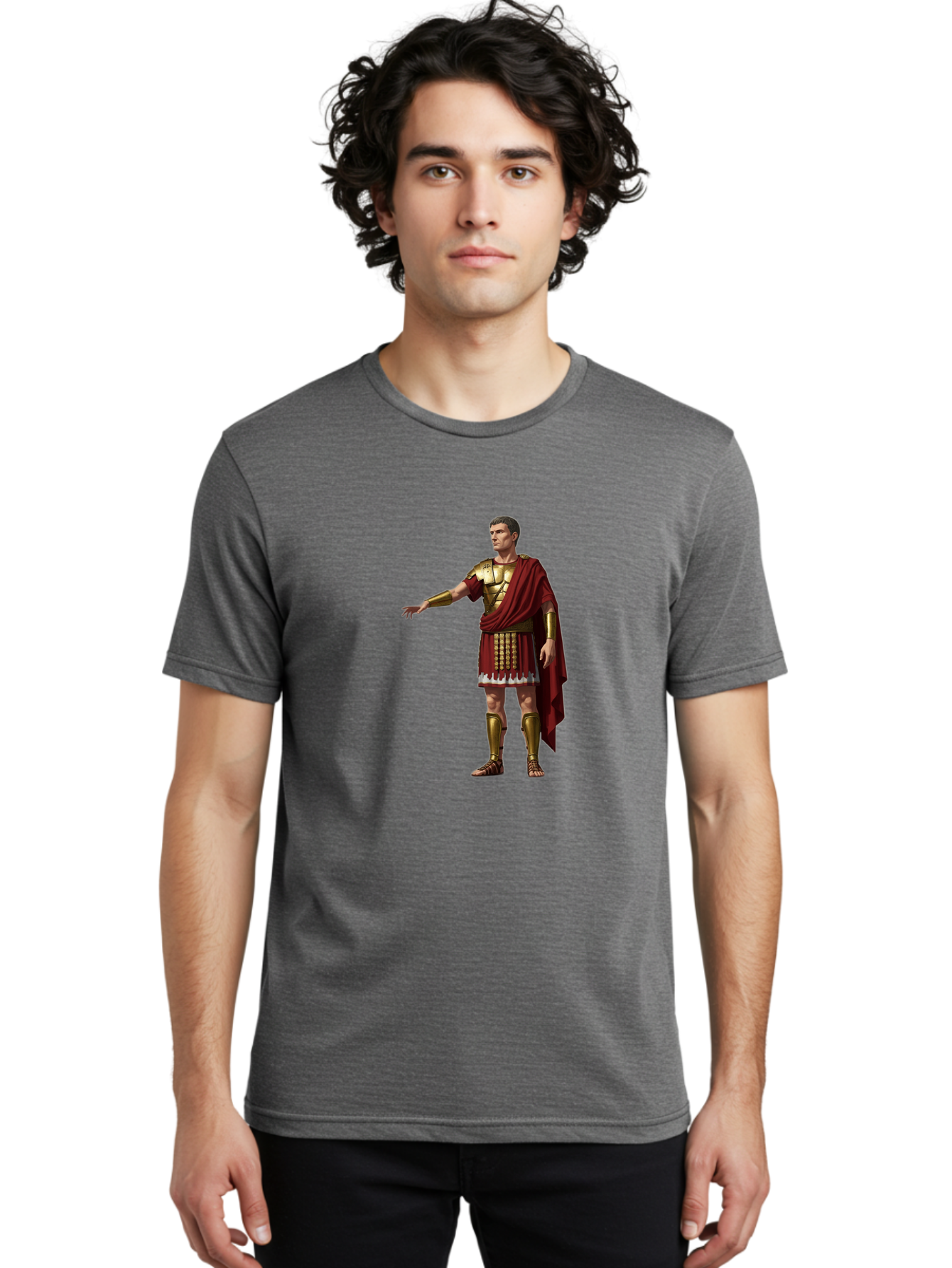 Roman-General Men'S Graphic Tee, 100% Cotton, Comfortable Casual Summer Wear, Machine Washable, Vintage Camera, Old Camera, Antique Camera, Black Camera, Classic Photography, Photography Equipment, Nostalgic Device, Film Camera, Camera Art Bah037
