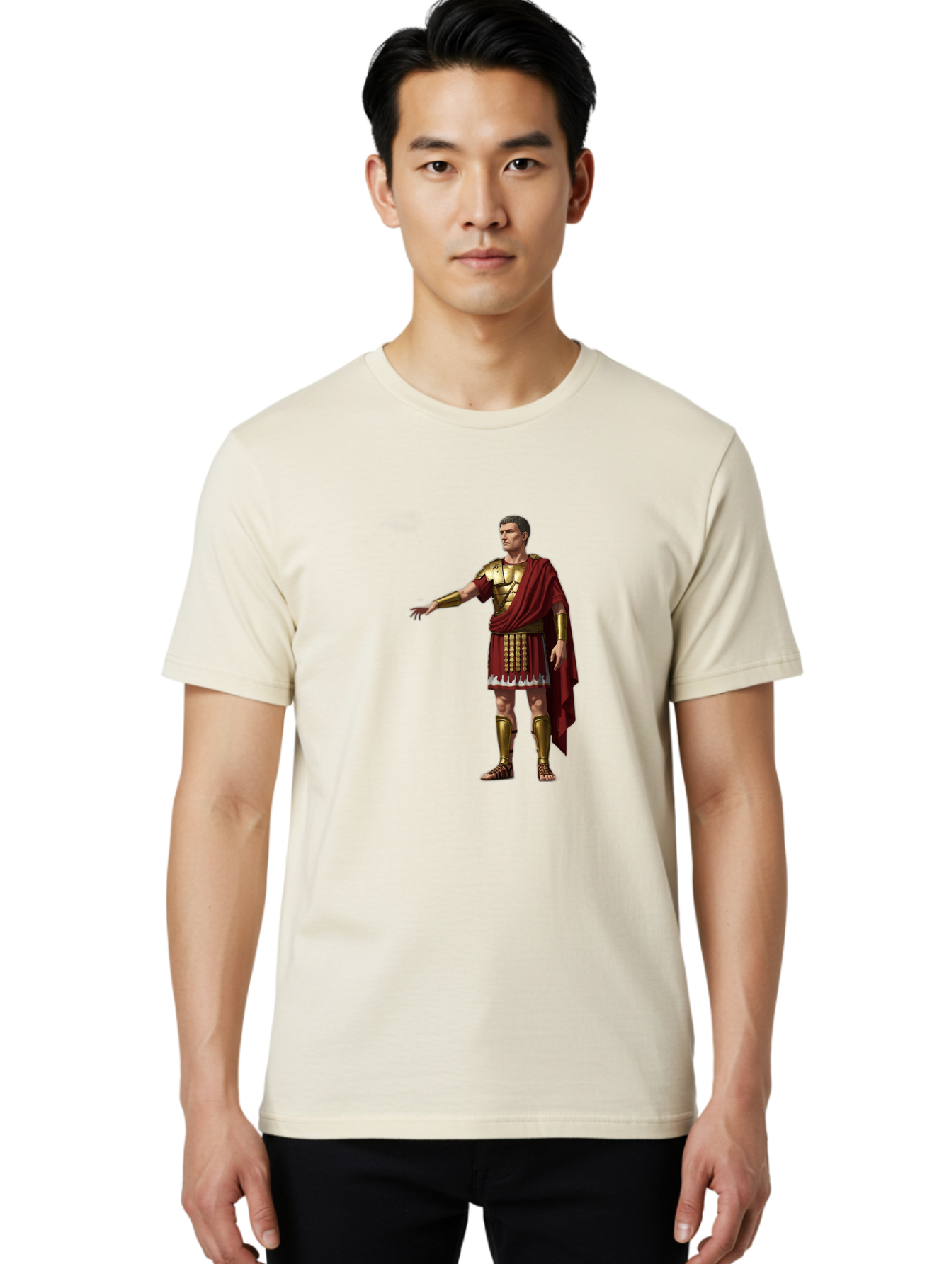 Roman-General Men'S Graphic Tee, 100% Cotton, Comfortable Casual Summer Wear, Machine Washable, Vintage Camera, Old Camera, Antique Camera, Black Camera, Classic Photography, Photography Equipment, Nostalgic Device, Film Camera, Camera Art Bah037