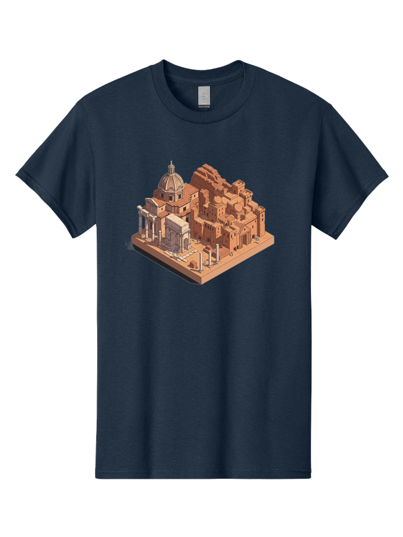 Roman-Ruins Men'S Graphic Tee, 100% Cotton, Comfortable Casual Summer Wear, Machine Washable, Vintage Camera, Old Camera, Antique Camera, Black Camera, Classic Photography, Photography Equipment, Nostalgic Device, Film Camera, Camera Art Bah038