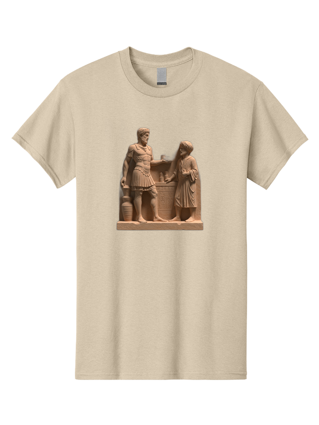 Roman-Soldier-And-Servant Men'S Graphic Tee, 100% Cotton, Comfortable Casual Summer Wear, Machine Washable, Vintage Camera, Old Camera, Antique Camera, Black Camera, Classic Photography, Photography Equipment, Nostalgic Device, Film Camera, Bah039