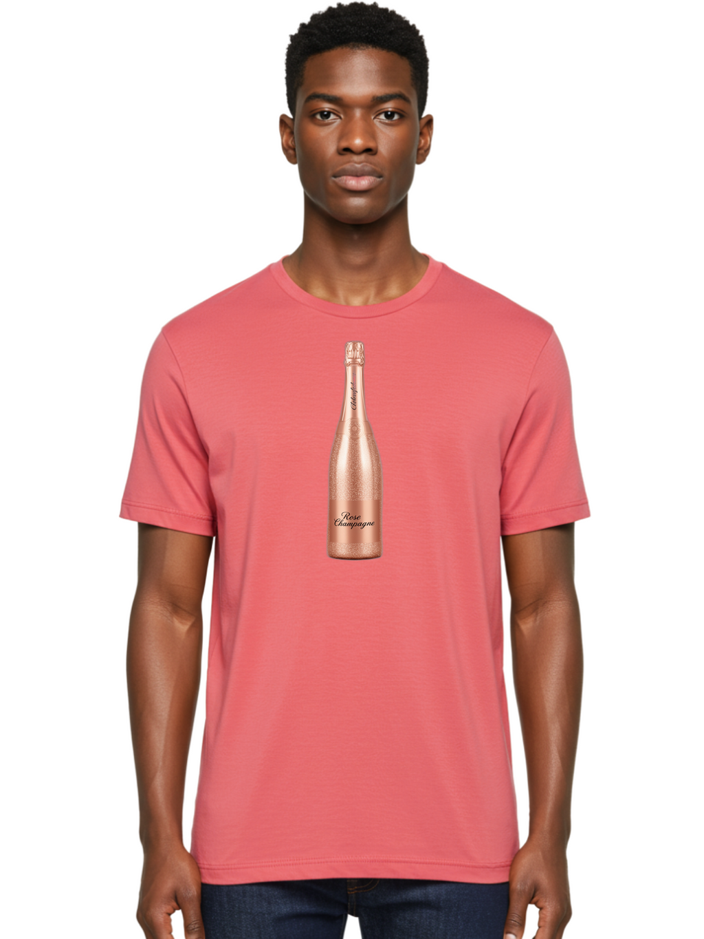 Rose-Champagne Men'S Graphic Tee, 100% Cotton, Comfortable Casual Summer Wear, Machine Washable, Vintage Camera, Old Camera, Antique Camera, Black Camera, Classic Photography, Photography Equipment, Nostalgic Device, Film Camera, Camera Art Bah041