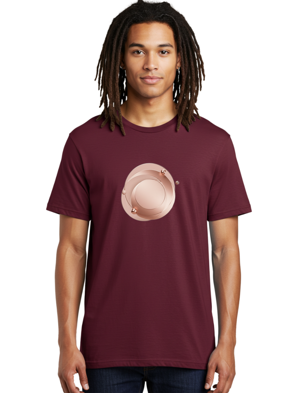 Rose-Gold-Podium Men'S Graphic Tee, 100% Cotton, Comfortable Casual Summer Wear, Machine Washable, Vintage Camera, Old Camera, Antique Camera, Black Camera, Classic Photography, Photography Equipment, Nostalgic Device, Film Camera, Camera Art Bah044