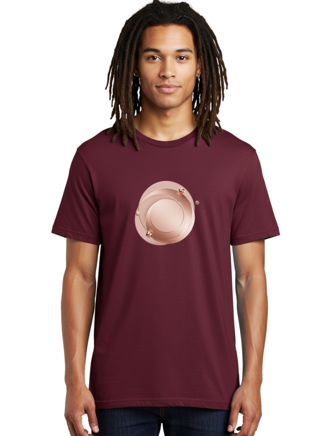 Rose-Gold-Podium Men'S Graphic Tee, 100% Cotton, Comfortable Casual Summer Wear, Machine Washable, Vintage Camera, Old Camera, Antique Camera, Black Camera, Classic Photography, Photography Equipment, Nostalgic Device, Film Camera, Camera Art Bah044