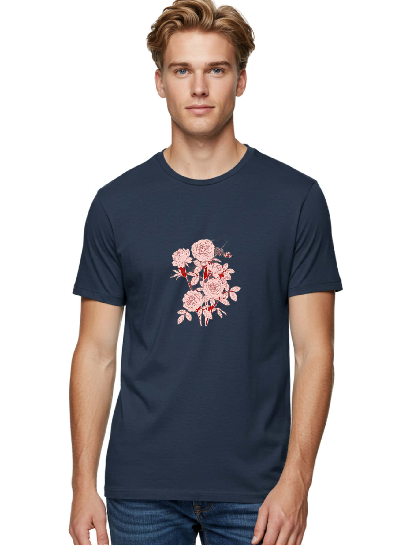 Roses Men'S Graphic Tee, 100% Cotton, Comfortable Casual Summer Wear, Machine Washable, Vintage Camera, Old Camera, Antique Camera, Black Camera, Classic Photography, Photography Equipment, Nostalgic Device, Film Camera, Camera Art Bah048