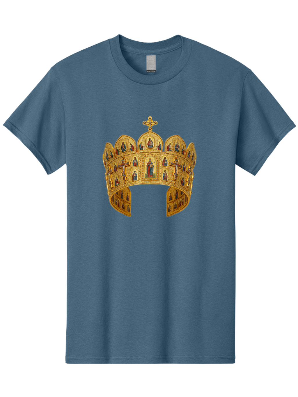 Russian-Crown Men'S Graphic Tee, 100% Cotton, Comfortable Casual Summer Wear, Machine Washable, Vintage Camera, Old Camera, Antique Camera, Black Camera, Classic Photography, Photography Equipment, Nostalgic Device, Film Camera, Camera Art Bah049