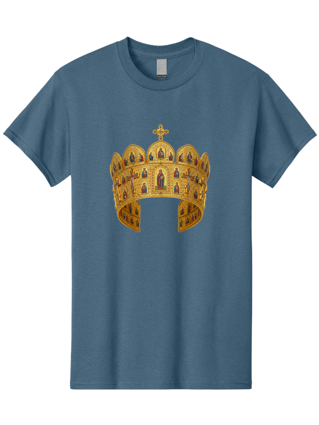 Russian-Crown Men'S Graphic Tee, 100% Cotton, Comfortable Casual Summer Wear, Machine Washable, Vintage Camera, Old Camera, Antique Camera, Black Camera, Classic Photography, Photography Equipment, Nostalgic Device, Film Camera, Camera Art Bah049