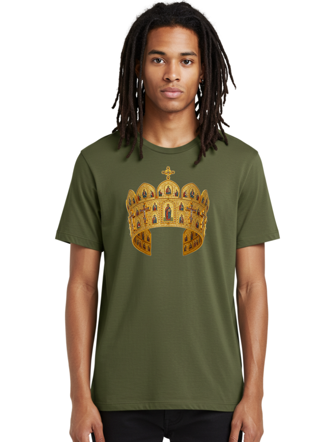 Russian-Crown Men'S Graphic Tee, 100% Cotton, Comfortable Casual Summer Wear, Machine Washable, Vintage Camera, Old Camera, Antique Camera, Black Camera, Classic Photography, Photography Equipment, Nostalgic Device, Film Camera, Camera Art Bah049
