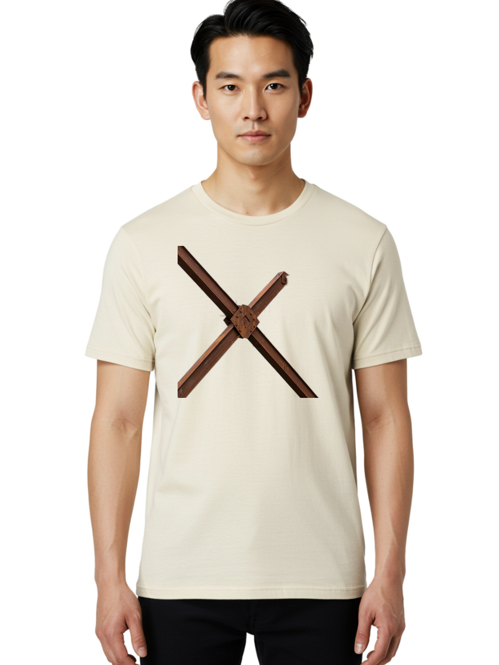 Rustic-Metal-Beams Men'S Graphic Tee, 100% Cotton, Comfortable Casual Summer Wear, Machine Washable, Vintage Camera, Old Camera, Antique Camera, Black Camera, Classic Photography, Photography Equipment, Nostalgic Device, Film Camera, Bah050