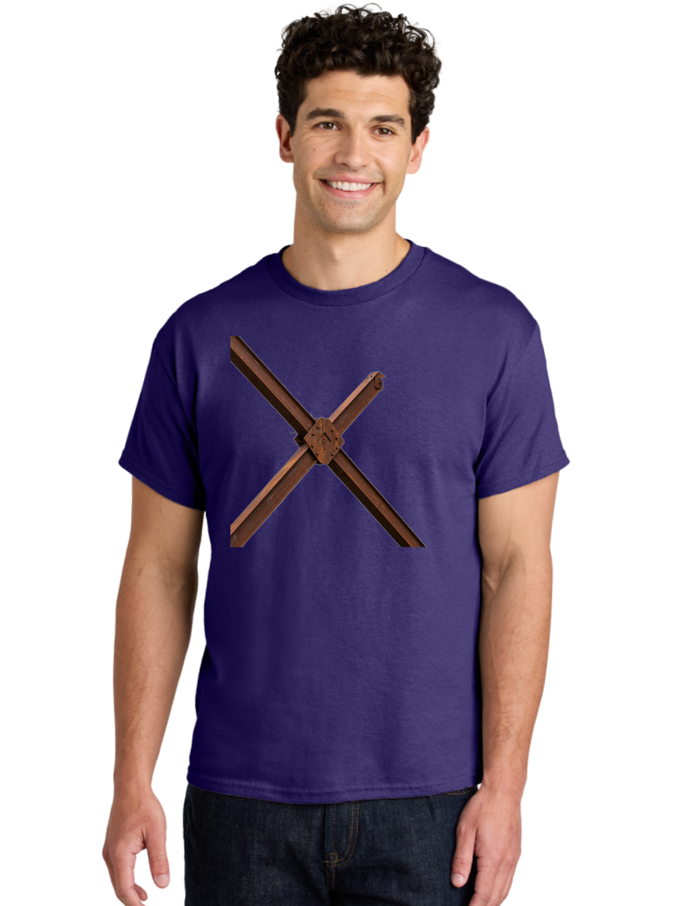 Rustic-Metal-Beams Men'S Graphic Tee, 100% Cotton, Comfortable Casual Summer Wear, Machine Washable, Vintage Camera, Old Camera, Antique Camera, Black Camera, Classic Photography, Photography Equipment, Nostalgic Device, Film Camera, Bah050