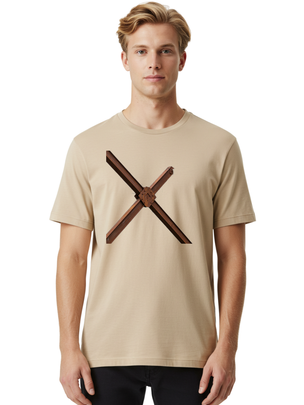 Rustic-Metal-Beams Men'S Graphic Tee, 100% Cotton, Comfortable Casual Summer Wear, Machine Washable, Vintage Camera, Old Camera, Antique Camera, Black Camera, Classic Photography, Photography Equipment, Nostalgic Device, Film Camera, Bah050