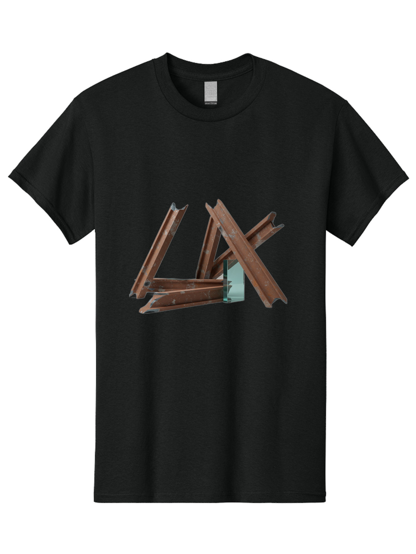 Rusty-Metal-Pieces Men'S Graphic Tee, 100% Cotton, Comfortable Casual Summer Wear, Machine Washable, Vintage Camera, Old Camera, Antique Camera, Black Camera, Classic Photography, Photography Equipment, Nostalgic Device, Film Camera, Bah051