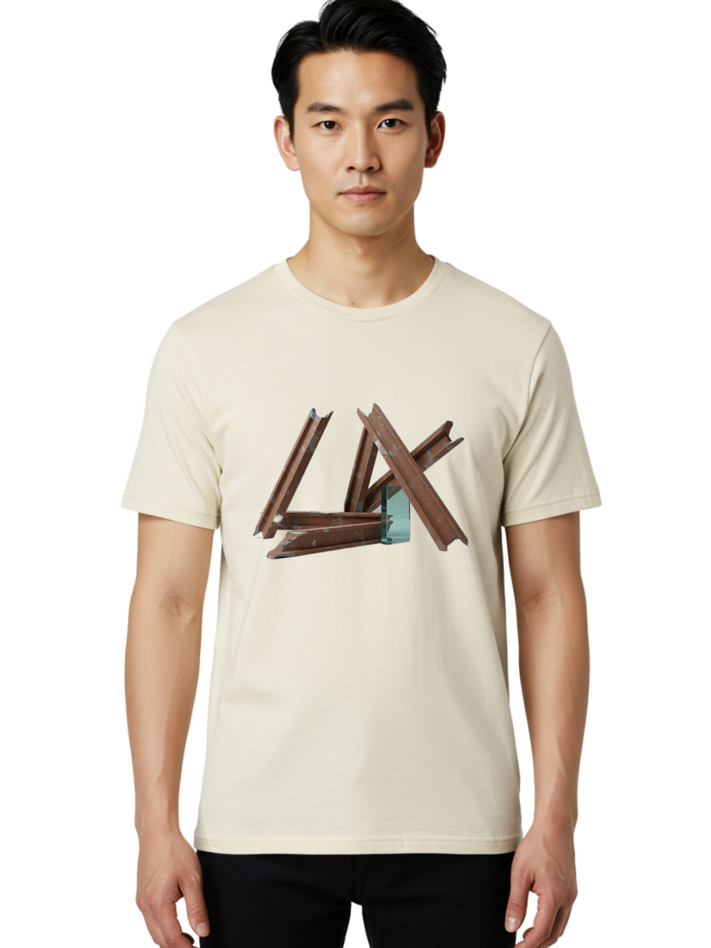 Rusty-Metal-Pieces Men'S Graphic Tee, 100% Cotton, Comfortable Casual Summer Wear, Machine Washable, Vintage Camera, Old Camera, Antique Camera, Black Camera, Classic Photography, Photography Equipment, Nostalgic Device, Film Camera, Bah051