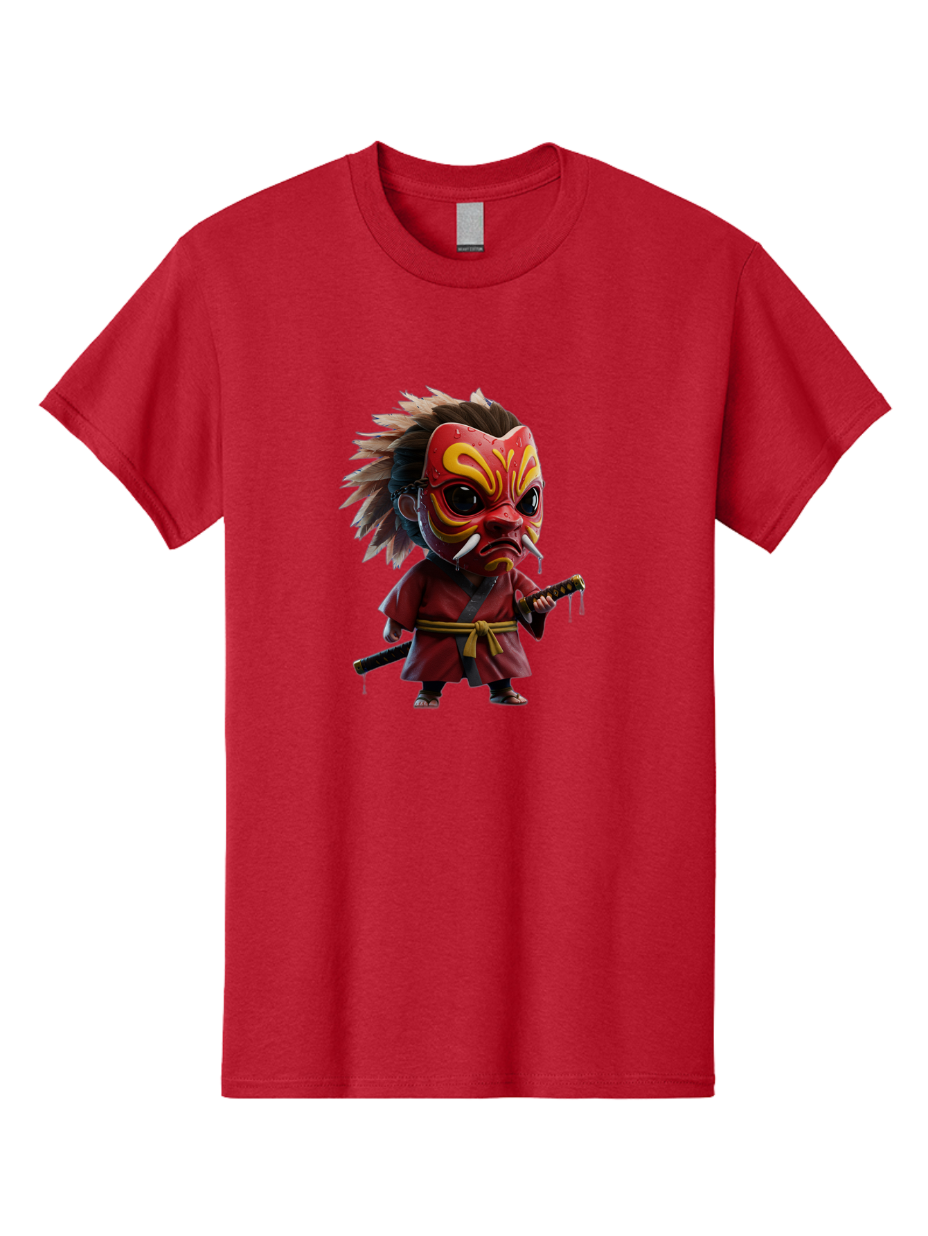 Samurai-Character Men'S Graphic Tee, 100% Cotton, Comfortable Casual Summer Wear, Machine Washable, Vintage Camera, Old Camera, Antique Camera, Black Camera, Classic Photography, Photography Equipment, Nostalgic Device, Film Camera, Camera Art Bah059
