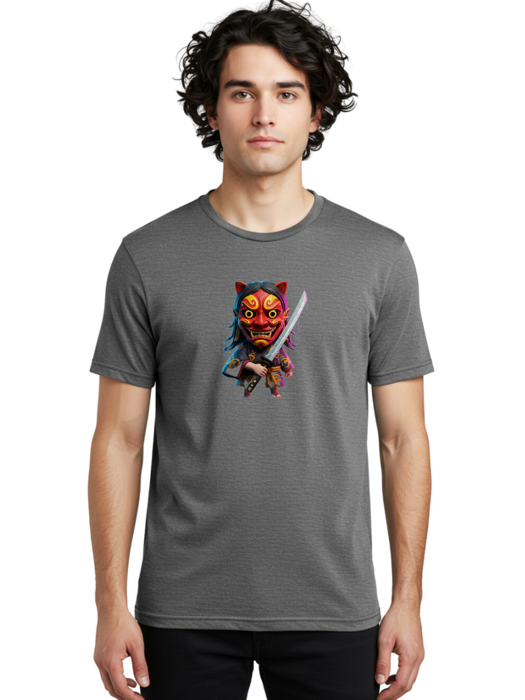 Samurai-Mask Men'S Graphic Tee, 100% Cotton, Comfortable Casual Summer Wear, Machine Washable, Vintage Camera, Old Camera, Antique Camera, Black Camera, Classic Photography, Photography Equipment, Nostalgic Device, Film Camera, Camera Art Bah060