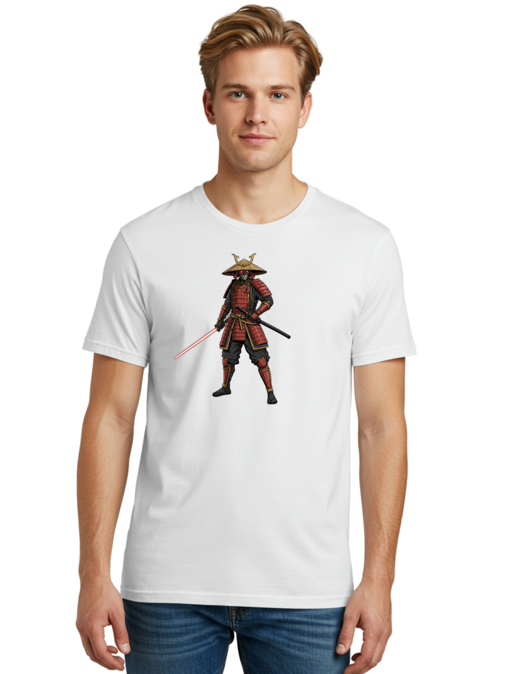 Samurai-Skeleton Men'S Graphic Tee, 100% Cotton, Comfortable Casual Summer Wear, Machine Washable, Vintage Camera, Old Camera, Antique Camera, Black Camera, Classic Photography, Photography Equipment, Nostalgic Device, Film Camera, Camera Art Bah061