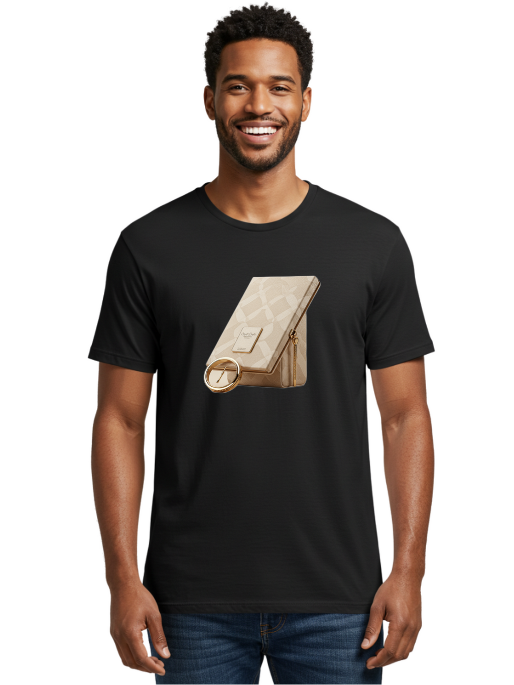 Sarah-Flint Men'S Graphic Tee, 100% Cotton, Comfortable Casual Summer Wear, Machine Washable, Vintage Camera, Old Camera, Antique Camera, Black Camera, Classic Photography, Photography Equipment, Nostalgic Device, Film Camera, Camera Art Bah066