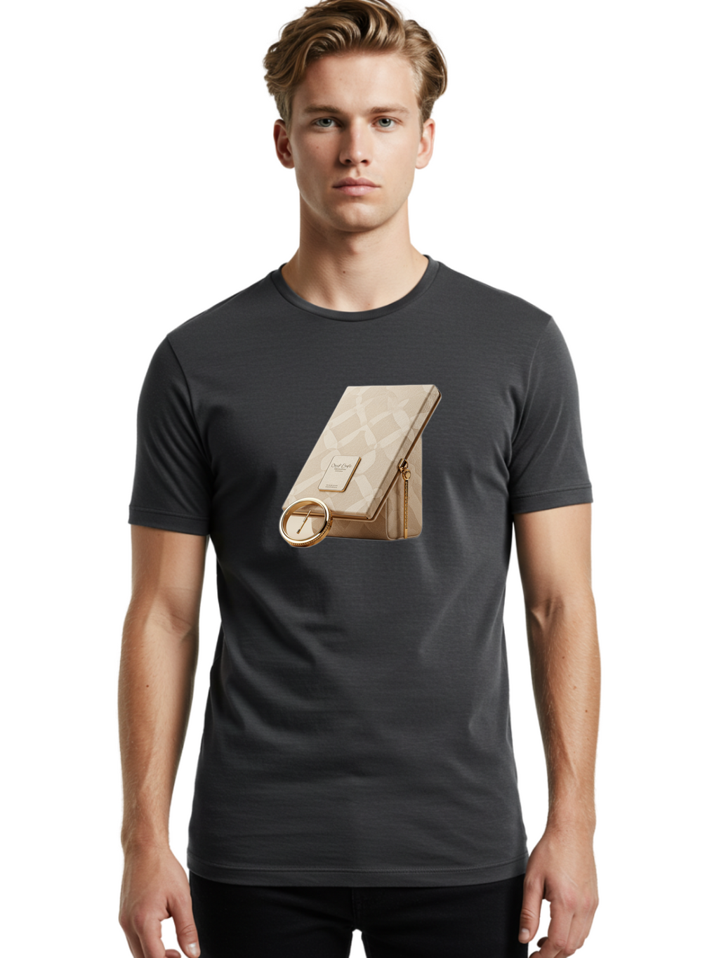 Sarah-Flint Men'S Graphic Tee, 100% Cotton, Comfortable Casual Summer Wear, Machine Washable, Vintage Camera, Old Camera, Antique Camera, Black Camera, Classic Photography, Photography Equipment, Nostalgic Device, Film Camera, Camera Art Bah066
