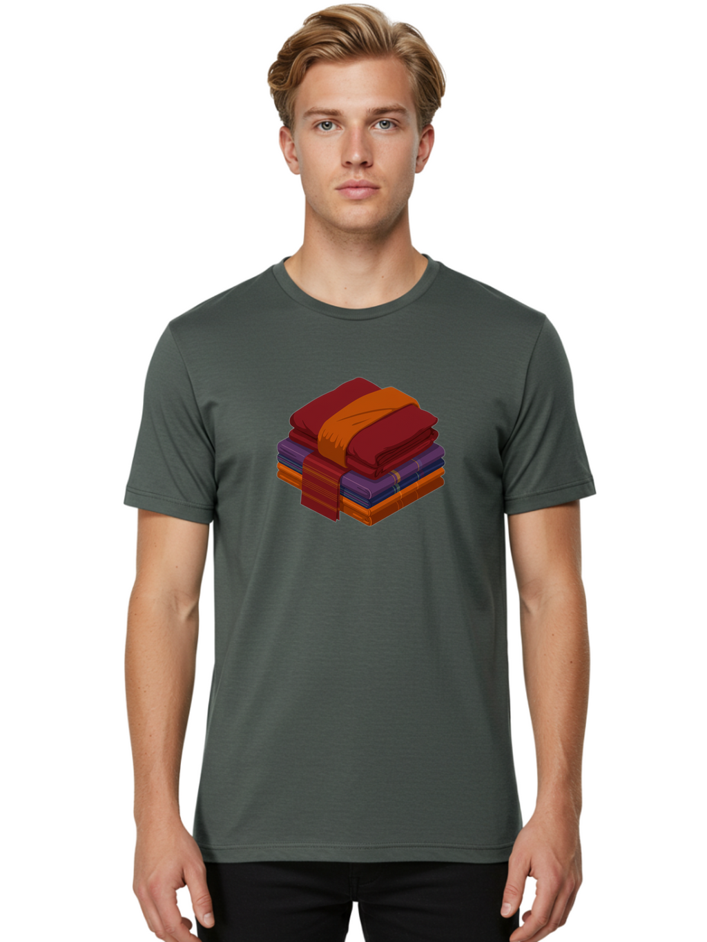 Sari-Stack Men'S Graphic Tee, 100% Cotton, Comfortable Casual Summer Wear, Machine Washable, Vintage Camera, Old Camera, Antique Camera, Black Camera, Classic Photography, Photography Equipment, Nostalgic Device, Film Camera, Camera Art Bah067