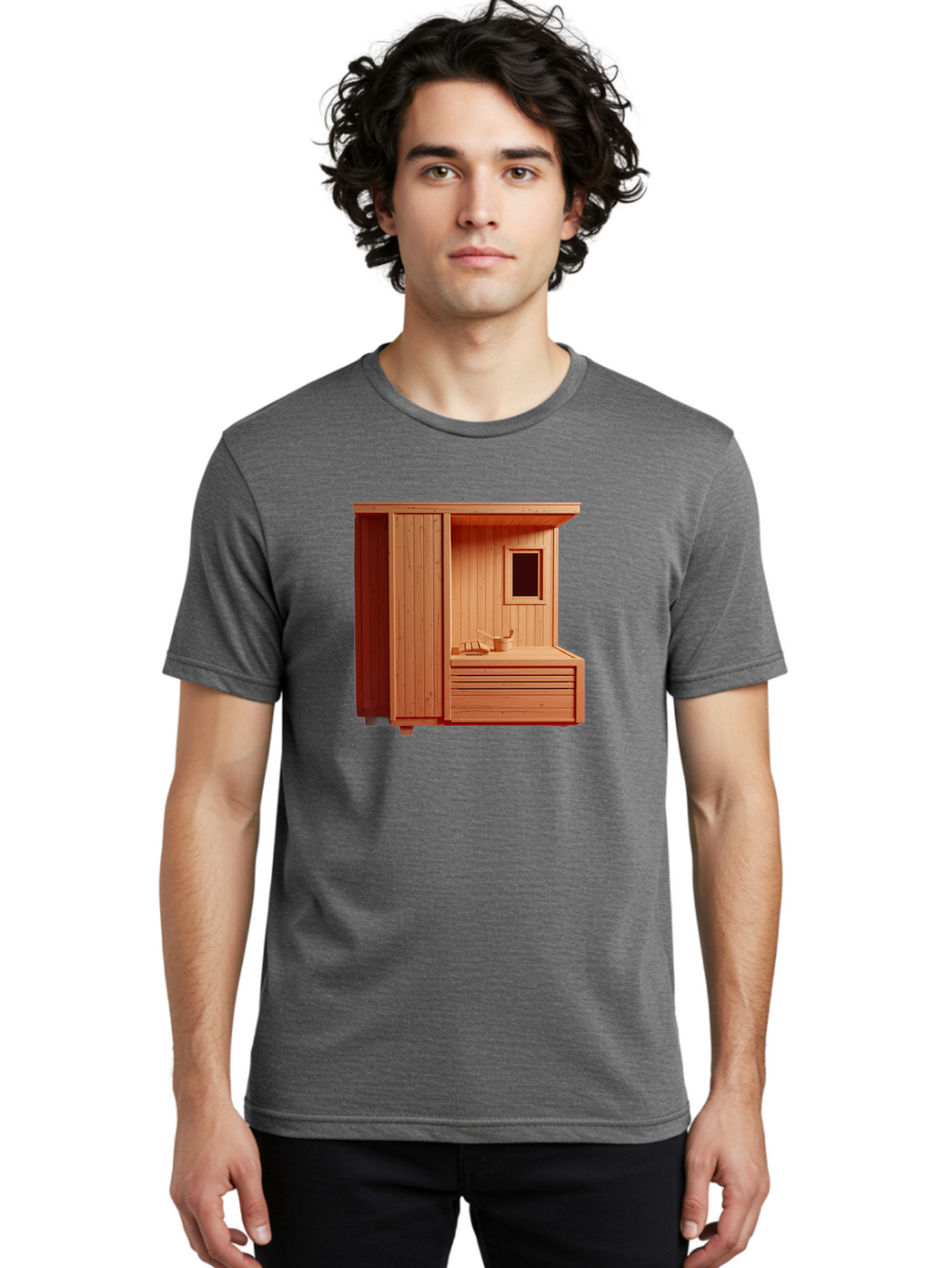 Sauna-Room Men'S Graphic Tee, 100% Cotton, Comfortable Casual Summer Wear, Machine Washable, Vintage Camera, Old Camera, Antique Camera, Black Camera, Classic Photography, Photography Equipment, Nostalgic Device, Film Camera, Camera Art Bah068