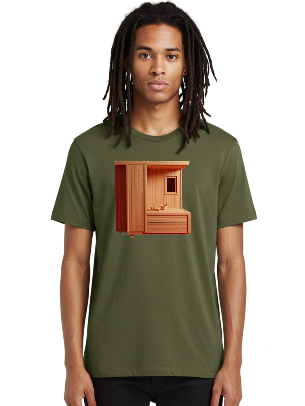 Sauna-Room Men'S Graphic Tee, 100% Cotton, Comfortable Casual Summer Wear, Machine Washable, Vintage Camera, Old Camera, Antique Camera, Black Camera, Classic Photography, Photography Equipment, Nostalgic Device, Film Camera, Camera Art Bah068