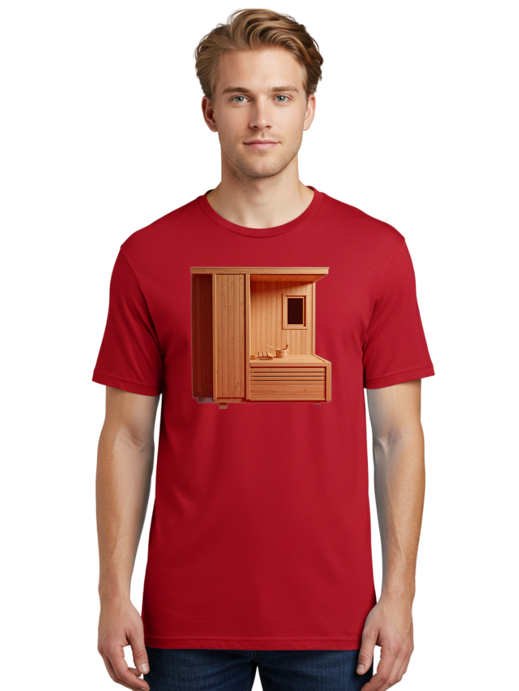 Sauna-Room Men'S Graphic Tee, 100% Cotton, Comfortable Casual Summer Wear, Machine Washable, Vintage Camera, Old Camera, Antique Camera, Black Camera, Classic Photography, Photography Equipment, Nostalgic Device, Film Camera, Camera Art Bah068