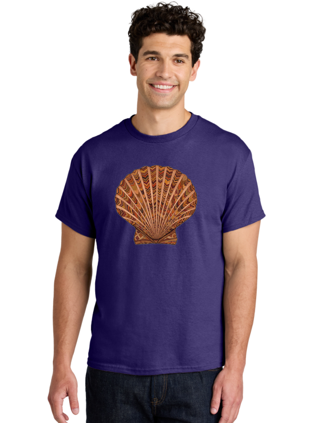 Scallop-Shell Men'S Graphic Tee, 100% Cotton, Comfortable Casual Summer Wear, Machine Washable, Vintage Camera, Old Camera, Antique Camera, Black Camera, Classic Photography, Photography Equipment, Nostalgic Device, Film Camera, Camera Art Bah074