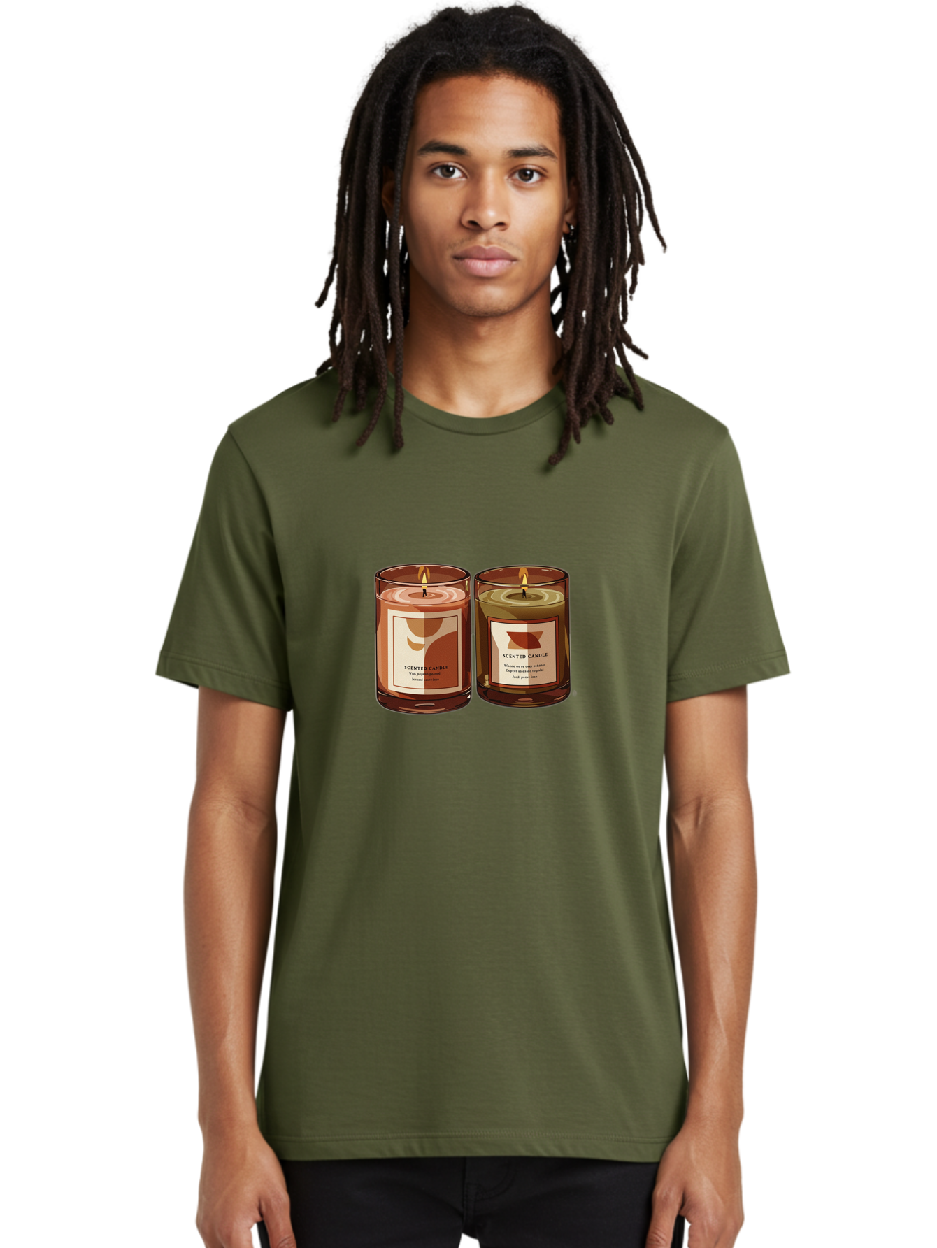 Scented-Candle Men'S Graphic Tee, 100% Cotton, Comfortable Casual Summer Wear, Machine Washable, Vintage Camera, Old Camera, Antique Camera, Black Camera, Classic Photography, Photography Equipment, Nostalgic Device, Film Camera, Camera Art Bah077