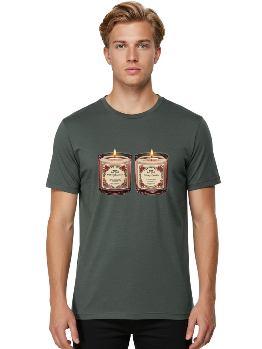 Scented-Candles Men'S Graphic Tee, 100% Cotton, Comfortable Casual Summer Wear, Machine Washable, Vintage Camera, Old Camera, Antique Camera, Black Camera, Classic Photography, Photography Equipment, Nostalgic Device, Film Camera, Camera Art Bah078