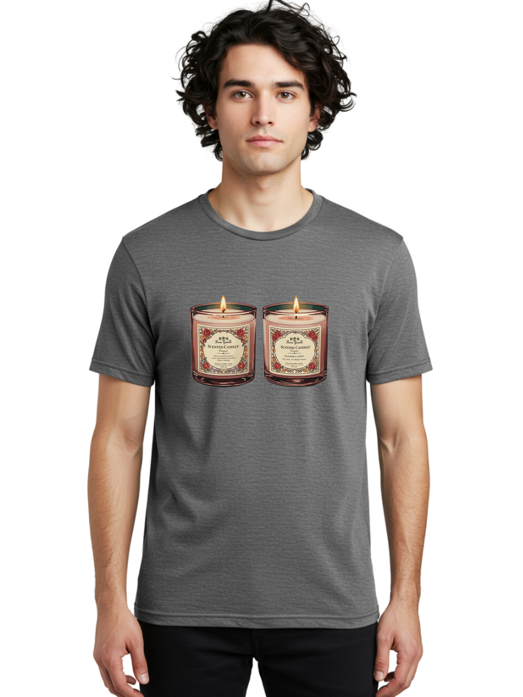 Scented-Candles Men'S Graphic Tee, 100% Cotton, Comfortable Casual Summer Wear, Machine Washable, Vintage Camera, Old Camera, Antique Camera, Black Camera, Classic Photography, Photography Equipment, Nostalgic Device, Film Camera, Camera Art Bah078
