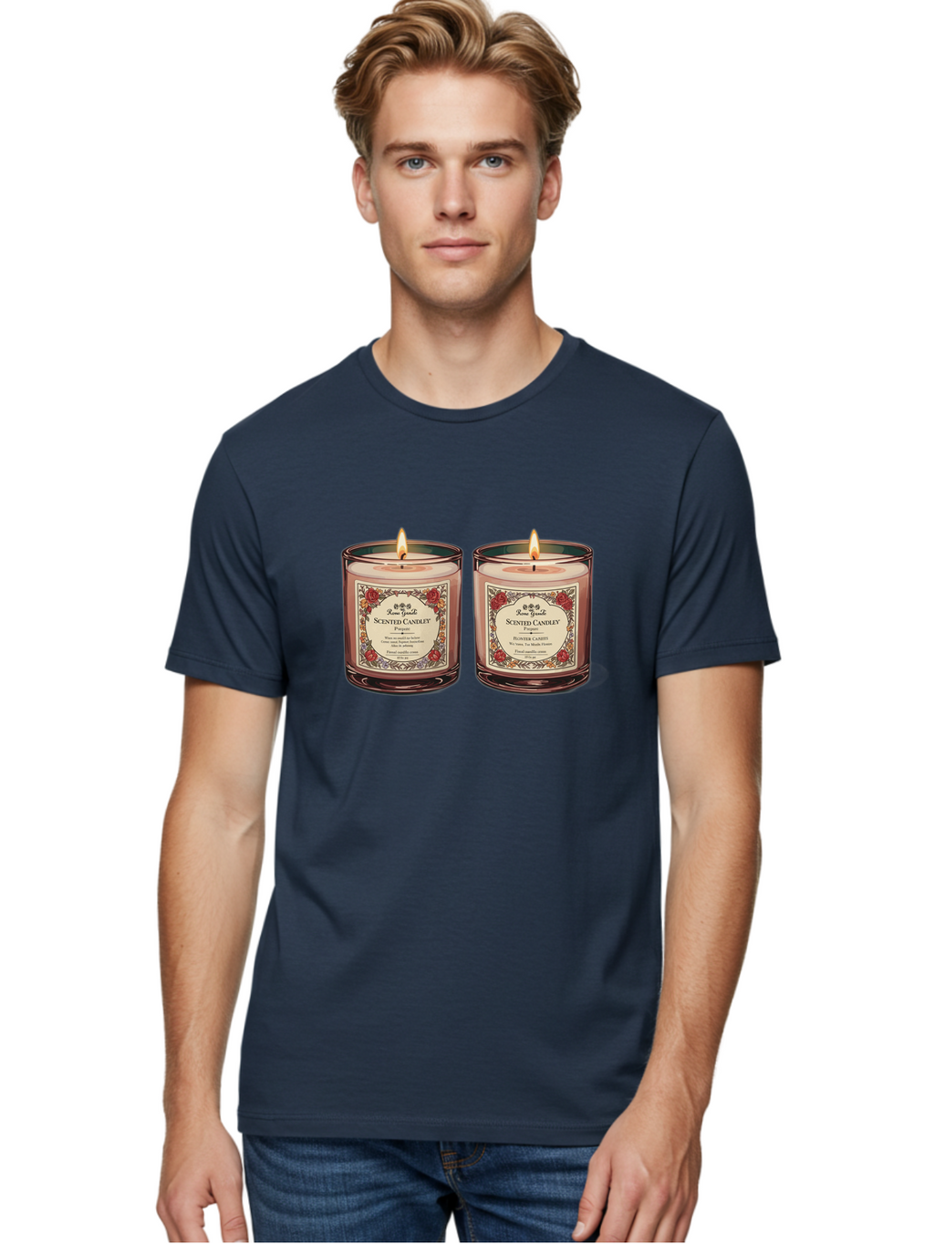 Scented-Candles Men'S Graphic Tee, 100% Cotton, Comfortable Casual Summer Wear, Machine Washable, Vintage Camera, Old Camera, Antique Camera, Black Camera, Classic Photography, Photography Equipment, Nostalgic Device, Film Camera, Camera Art Bah078