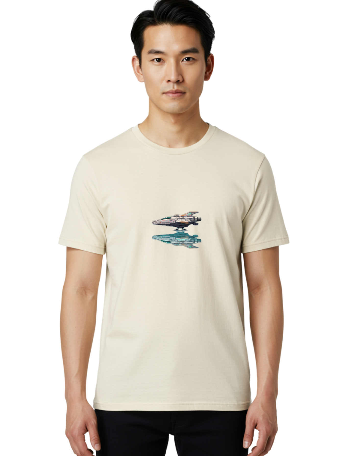 Sci-Fi-Spaceship Men'S Graphic Tee, 100% Cotton, Comfortable Casual Summer Wear, Machine Washable, Vintage Camera, Old Camera, Antique Camera, Black Camera, Classic Photography, Photography Equipment, Nostalgic Device, Film Camera, Camera Art Bah079