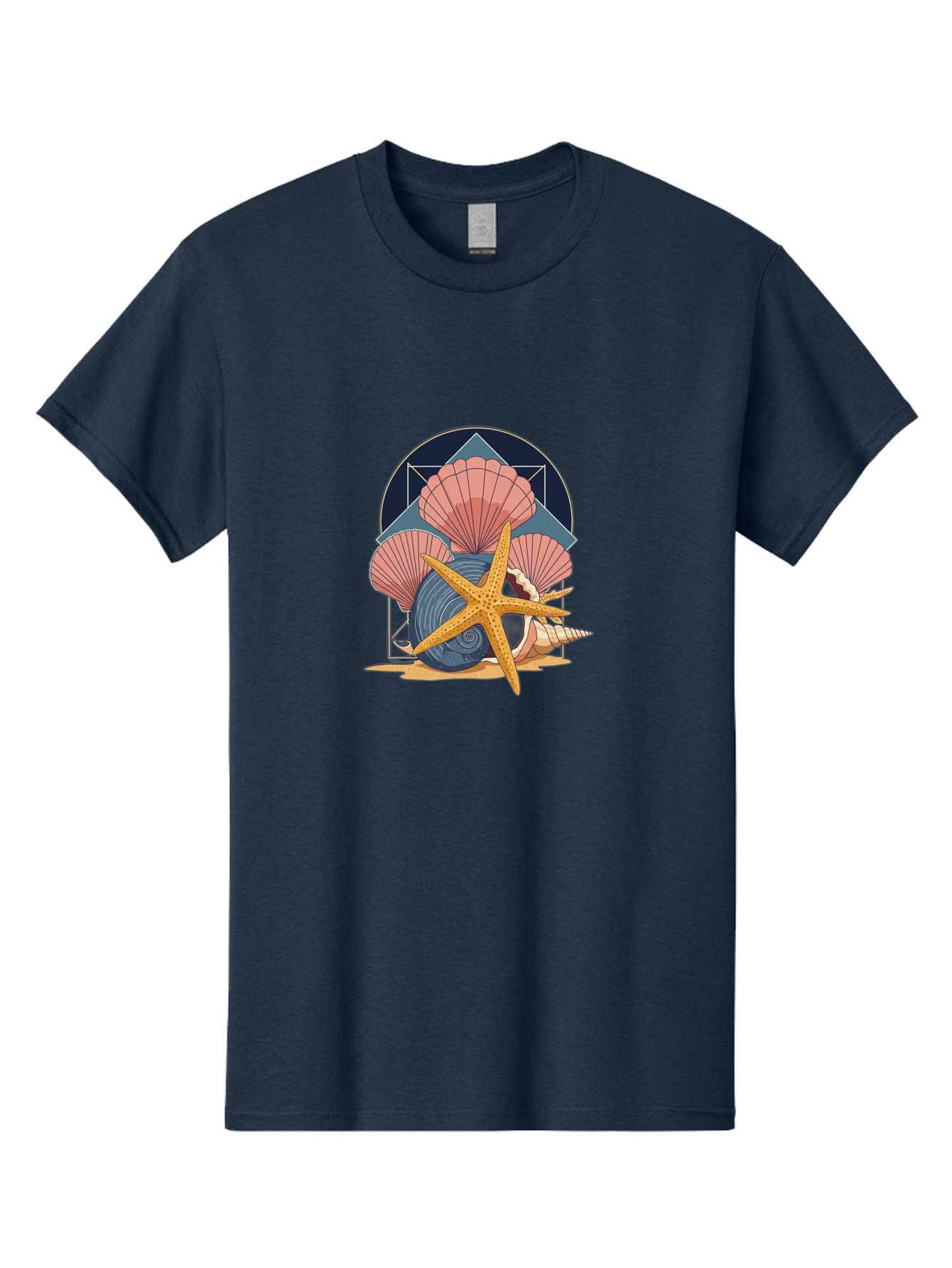 Seashells-And-Starfish Men'S Graphic Tee, 100% Cotton, Comfortable Casual Summer Wear, Machine Washable, Vintage Camera, Old Camera, Antique Camera, Black Camera, Classic Photography, Photography Equipment, Nostalgic Device, Film Camera, Bah082